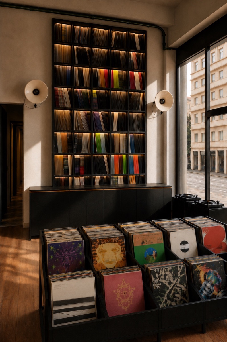 YOYAKU Record Store Barcelona interior